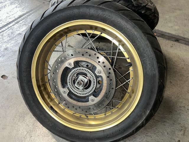 Set velgen Goud SUZUKI V-STROM tandwiel en remschijven