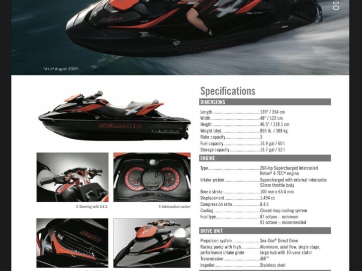 Foto van Sea-Doo RXT-X 260 RS 94 VAARUREN